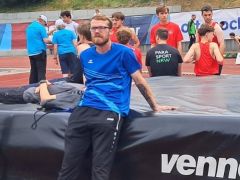Leichtathletik Heimspiel in Leverkusen, Franz Koalick lief zweimal eine Saisonbestleistung